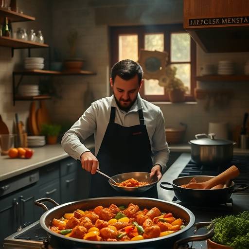 Persona participando en una actividad cultural como una clase de cocina o una ruta de senderismo