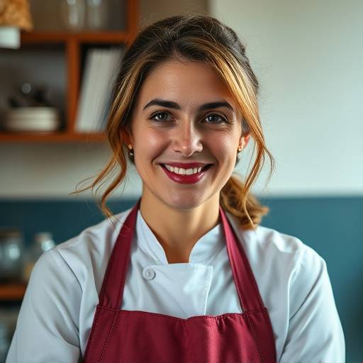 Retrato de Sof&radic;&ne;a Moreno, chef y gu&radic;&ne;a gastron&radic;&ge;mica de San Sebasti&radic;&deg;n