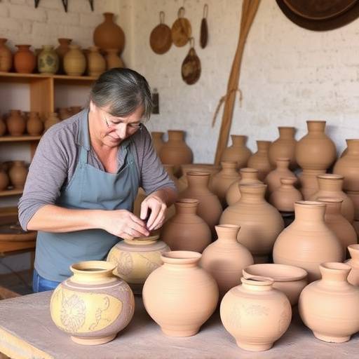 Taller de cer&radic;&deg;mica tradicional en Andaluc&radic;&ne;a con un alfarero local